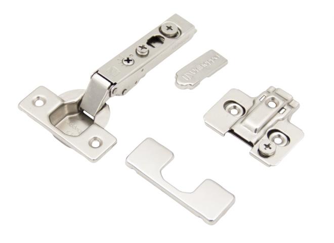 Петля Unihopper Hutton 105* H2 3D с регулируемым доводчиком, никель