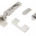 Петля Unihopper Hutton 105* линейная планка H0, с регулируемым доводчиком, никель