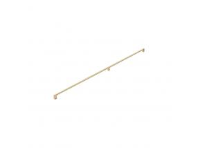 Ручка-рейлинг 22805-2x496-BSG L=1000 BRUSHED SATIN GOLD