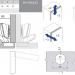 Петля Unihopper 155 гр. с довод. CLIP-ON + H=0/3D (TWO-WAY) soft closing